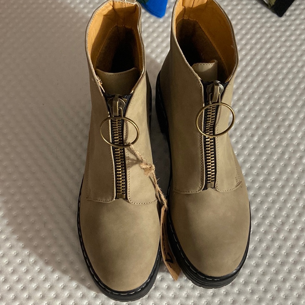 Seven7 Zoe Ankle Boots Heeled Size 9